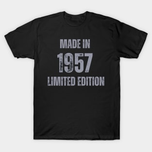 Vintage Made in 1957, Limited Edition ,  Gift for Mom Dad Birthday T-Shirt